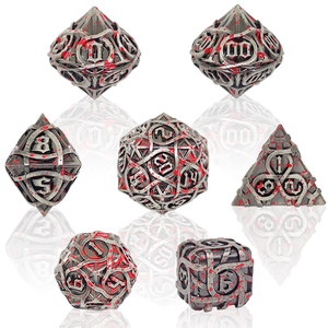 Dés en alliage de zinc en métal avec logo personnalisé en gros Jeu de rôle du MDN Jeu de dés polyédriques Dungens et Dragons - Product Image 4