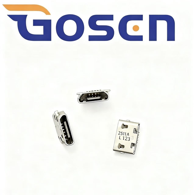Gosen Bar Design Micro USB 5pin SMD Connector Jack Charging Port for N215/N225/205/207/208/220/230 Universal Pin Dock
