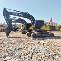 Excavator Crawler Volvo EC240 Bekas Premium EC240D Cat Asli Tanpa Perbaikan Besar Untuk Penjualan Ekspor Global