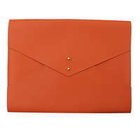 Pochette pour ordinateur portable en cuir PU, porte-documents A4, organiseur de fichiers, enveloppe, portefeuille, cadeau promotionnel d'affaires