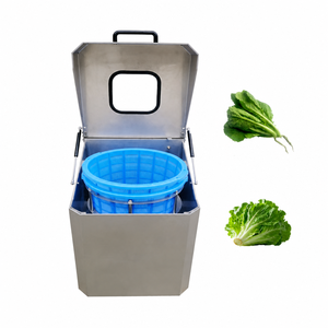 Sécheuse centrifuge automatique à écran tactile PLC pour légumes et <span class=keywords><strong>fruits</strong></span>, séchage rapide, idéale pour la laitue, le chou, les épinards et les salades. - Product Image 1