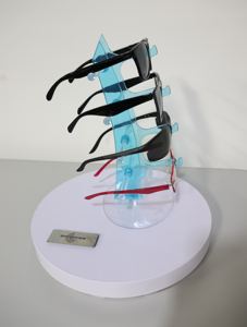 Occhiali <span class=keywords><strong>di</strong></span> <span class=keywords><strong>plastica</strong></span> espositore <span class=keywords><strong>per</strong></span> 3 paia/4 paia/5 parigi occhiali da sole occhiali da vista espositore - Product Image 2