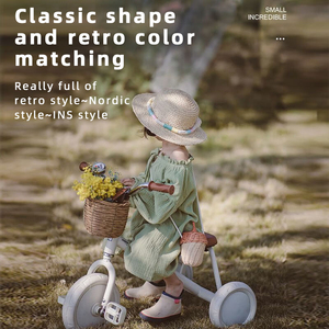 รถ<span class=keywords><strong>สามล้อ</strong></span><span class=keywords><strong>เด็ก</strong></span> โครงเหล็กคาร์บอนสูง ได้รับมาตรฐาน CE พร้อมตะกร้าสานมือ กระดิ่ง รับน้ำหนักได้ 50 กก. สำหรับ<span class=keywords><strong>เด็ก</strong></span>อายุ 2-6 ปี <span class=keywords><strong>เล่น</strong></span>กลางแจ้ง - Product Image 4