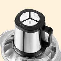 Hachoir à légumes professionnel en acier inoxydable, mini robot culinaire multifonction 2L 3L 5L, machine électrique pour la préparation des aliments