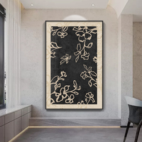 Dapat disesuaikan Seni Deco gambar bingkai cetak elegan desain klasik untuk menggantung bergerak kanvas dasar tersedia untuk Format cetak