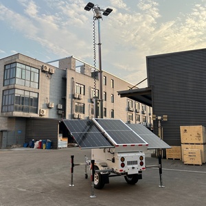 Tour d'éclairage solaire mobile à déploiement rapide TPE-900L, projecteurs LED 100W, IP67, avec système de levage pour la construction, la sécurité et les événements d'urgence - Product Image 4