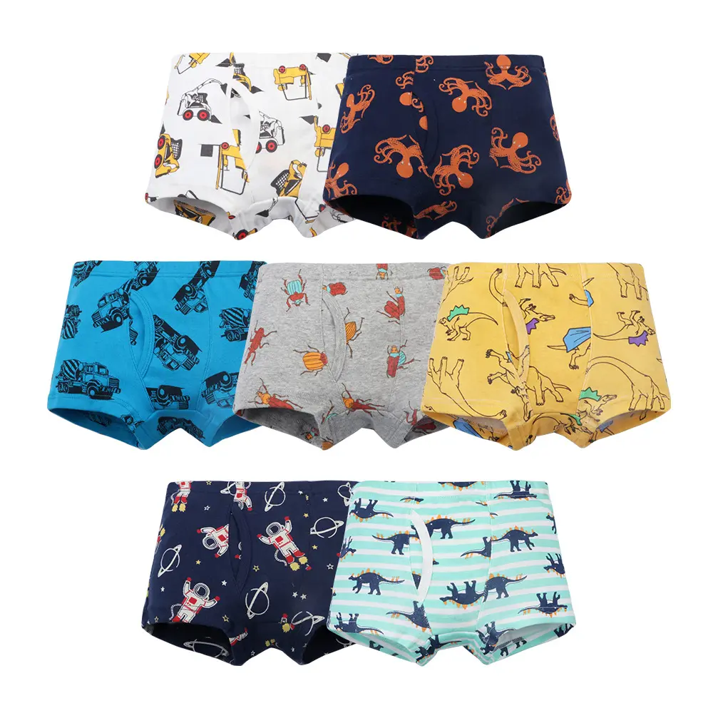 Hot Mode Katoen 3 Pcs Comfortabele Solid Boy Slips Kids Ademend Kids Korte Ondergoed Mode Ondergoed Voor Jongens