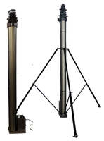Mât télescopique électrique avec télécommande, charge utile de 2 kg à 200 kg, pour radio amateur, mât d'antenne électrique rétractable