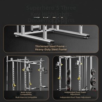 Rack de musculation de type Gantry avec Smith Machine, en acier, avec disques de poids réglables, personnalisable, pour salle de sport commerciale haut de gamme, pour tractions