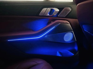 Iluminación ambiental del coche, altavoces de puerta delantera y trasera, luz nocturna, cubierta de altavoz de tono alto adecuada para BMW X5/X7 G05/G07 - Product Image 2