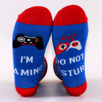 Chaussettes de sport en coton jacquard à motif lettres GAMING, haute qualité, populaires sur AliExpress, pour le fitness, vente en gros transfrontalière TN ML12