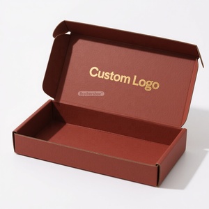 Có thể tái chế sang trọng cá nhân đăng ký Bưu Chính quần áo bao bì hộp tùy chỉnh thiết kế vận chuyển hộp - Product Image 3