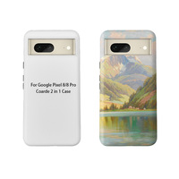 Coque de téléphone 3D par sublimation 2-en-1 Fonlyu pour Google Pixel 10 9 9A 8 8A Pro XL – Étuis vierges pour impression par transfert thermique
