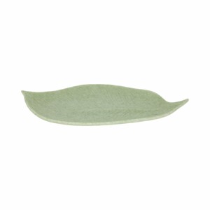 Vassoio decorativo a forma di foglia per decorazioni da tavolo o come centrotavola, design minimalista, colore verde - Product Image 4