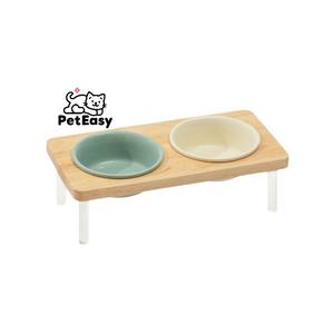 Nueva moda, gran oferta, accesorios <span class=keywords><strong>de</strong></span> cerámica sólida para mascotas, cuencos para gatos antivuelco, comederos para perros con soporte <span class=keywords><strong>de</strong></span> madera - Product Image 2