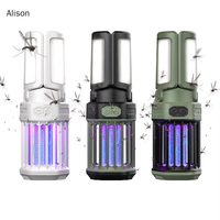 Lanterne de camping LED rechargeable Type-C, anti-moustiques, pliable, portable, pour tente, randonnée, pêche, urgence, jardin, Alison