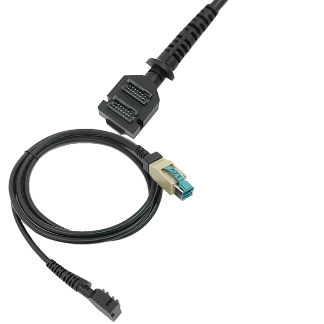 12V Powered USB Cable 8 Pin for Verifone VX810 VX820 VX805 POS Power Lead 2m