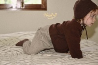 Cardigan décontracté à bouton unique et ourlet incurvé pour tout-petits, veste douce et ample pour bébés garçons et filles, idéal pour le printemps, l'automne et les séances photo quotidiennes