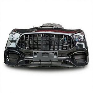 Convient au pare-chocs avant de la Mercedes-Benz E63 <span class=keywords><strong>AMG</strong></span> <span class=keywords><strong>2022</strong></span>, avec une calandre de radiateur, un réservoir d'eau et des phares - Product Image 2