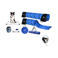 Spaß und einfache Outdoor-Agility-Trainings geräte Premium-Nylon-Hunde hindernis kurse für das Haustier training