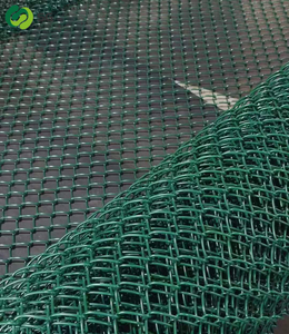 Tùy chỉnh cắt PVC Chuỗi liên kết hàng rào với dây sắt mạ kẽm lưới lỗ vuông cho sân vận động và các lĩnh vực thể thao - Product Image 4