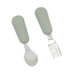 Ensemble cuillère et fourchette pour complément alimentaire pour <span class=keywords><strong>bébé</strong></span> de qualité alimentaire en gros ou vaisselle pour nouveau-né de 3 à <span class=keywords><strong>18</strong></span> <span class=keywords><strong>mois</strong></span>, apprentissage de la nourriture pour tout-petits - Product Image 5
