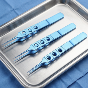 Pinzas Oftálmicas Manuales de Acero Inoxidable, Pinzas Microquirúrgicas, Pinza de Extracción para Uso Hospitalario, Fabricadas por ZUOL - Product Image 4