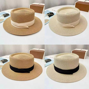 Sombrero de Paja Tejido al por Mayor, Unisex, Plano, para Verano, Aire Libre, Playa, Viajes, Tamaño Pequeño - Product Image 6