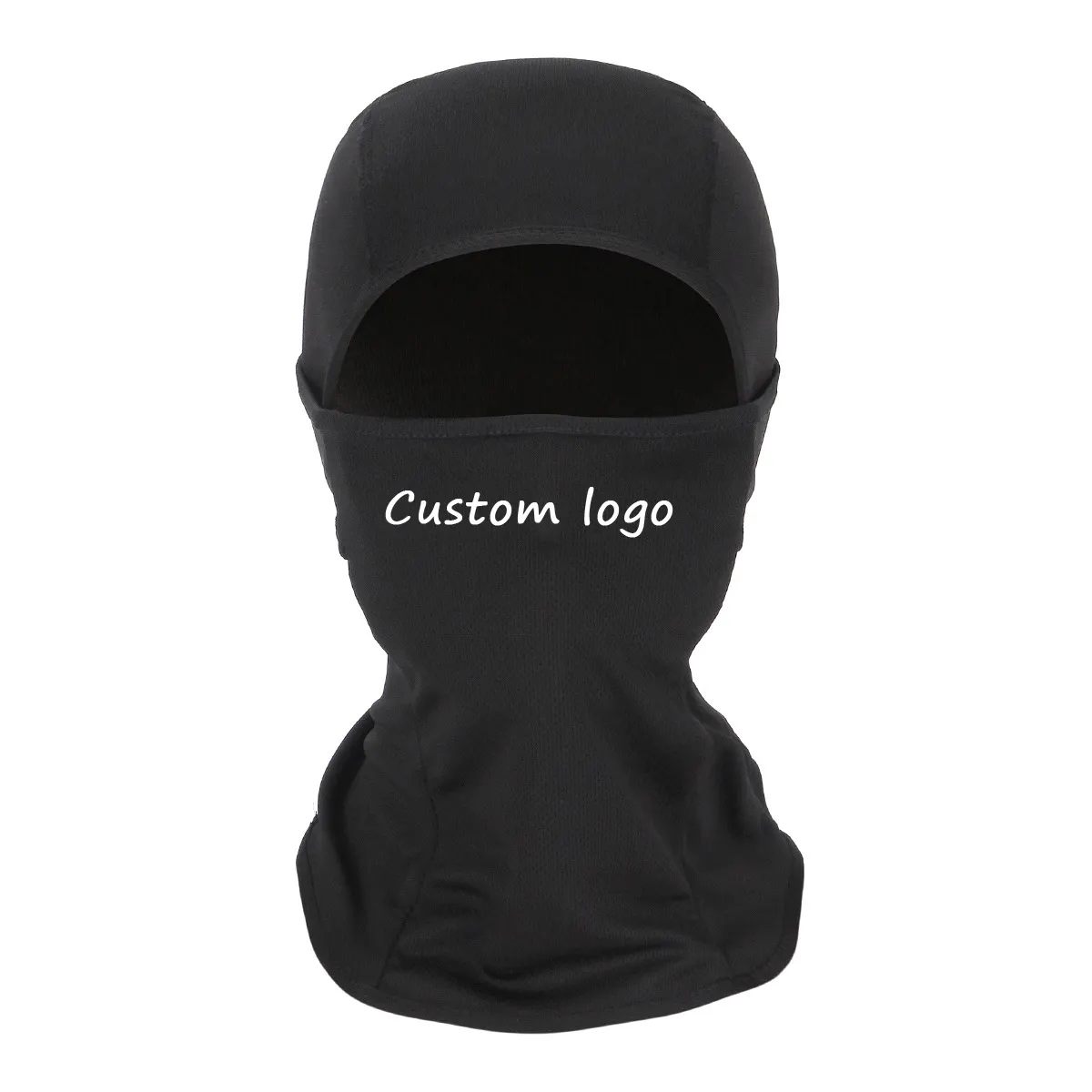 Multi-function Custom logo breathable cycling balaclava hood mask 1 hole full face cover ski mask hat