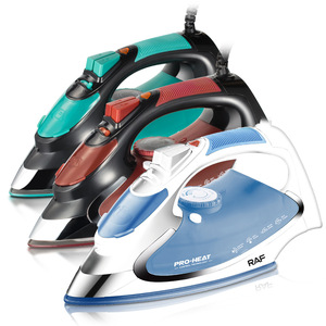Fer à repasser électrique à vapeur de qualité supérieure avec semelle en céramique autonettoyante anti-goutte - Product Image 1