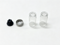 Flacons d'injection stériles RTU avec bouchon en caoutchouc et capuchon en aluminium, flacons en verre pharmaceutique