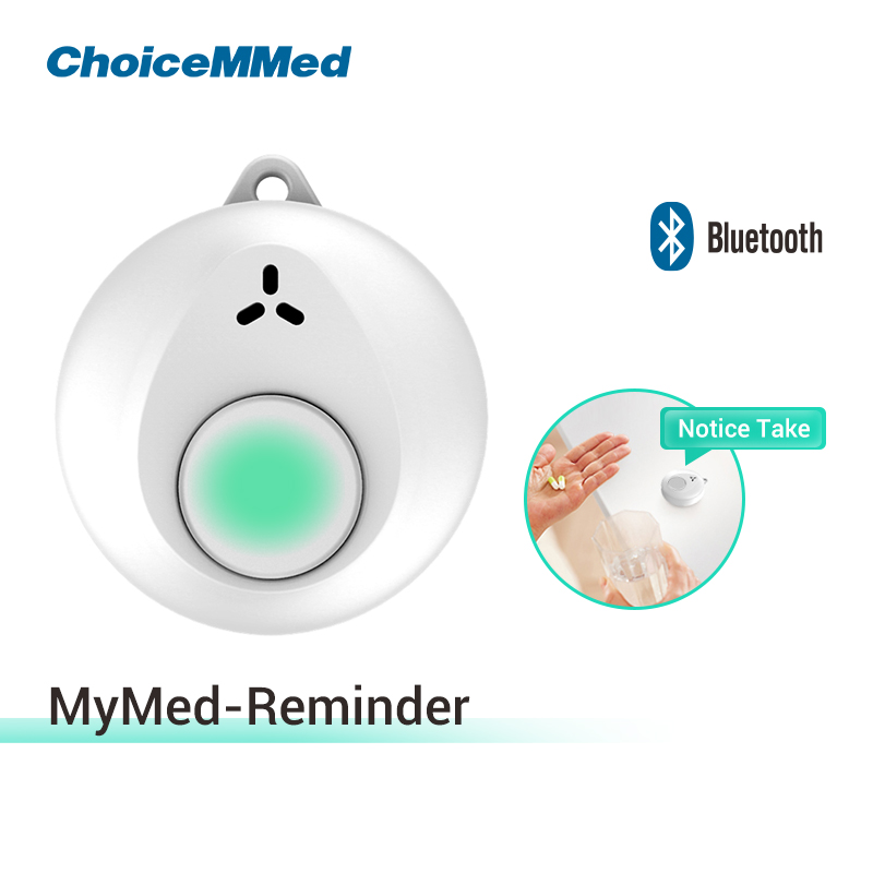 ChoiceMMed MyMed-Reminder Smart & Portable Medication Reminder Device Easily Convert a Pillbox or Pill Vial to a Smart Pill Box