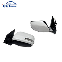 Conjunto de Espejo Retrovisor para Toyota Land Cruiser LC200, Plegable Eléctricamente con Señal de Giro, Reflector de Espejo Retrovisor