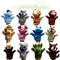 Ensemble de marionnettes à main en peluche - Jouet interactif pour raconter des histoires aux enfants, pour la relation parent-enfant et comme cadeau d'anniversaire