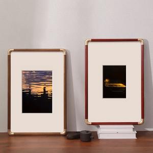 Affiches vintage faites à la main Art mural Millet toile célèbre Pop peinture à l'huile grande taille coin doré cadre en bois cadres en bois produit - Product Image 3