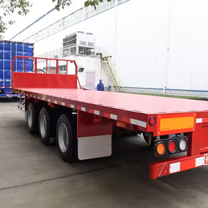 Semirremolque de Plataforma Plana de Acero de 40 Pies, 2/3/4 Ejes, para Carga/Contenedores, con Cierre Giratorio - Product Image 6