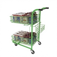 Chariot de courses pliable, imperméable, léger, de taille et couleur personnalisées, avec poignée ergonomique et design durable