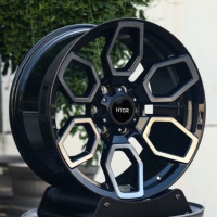 Jantes tout-terrain forgées HTOR 17 18 20 pouces 6x139.7, face usinée, noires, pétales, pour Land Cruiser 300, Ram 1500, Sequoia, Titan