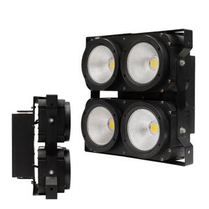 Luces de Escenario DMX 2 en 1 Cálidas y Frías, 4x100w, LED COB Blanco, Luz Cegadora para Audiencia - Product Image 1