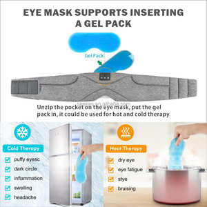 Masque de Sommeil Intelligent avec Minuteur et <span class=keywords><strong>Bruit</strong></span> Blanc Intégré Écouteurs de Sommeil en Dropshipping <span class=keywords><strong>Casque</strong></span> <span class=keywords><strong>Bluetooth</strong></span> pour Masque Oculaire pour Dormeurs Latéraux - Product Image 4