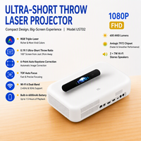 Mini projecteur laser UST Triple Laser UST02, projecteur TV 4K, home cinéma, vidéo projecteur laser, batterie, Projetor