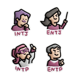 Toppe Ricamate Personalizzate con 16 Personalità <span class=keywords><strong>ENFP</strong></span>, Toppe Termoadesive per Cappelli MBTI - Product Image 6