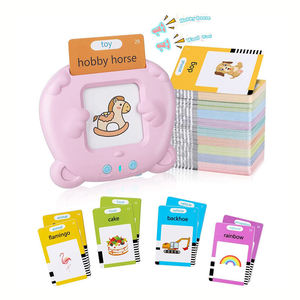 Cartes Cognitives Montessori 510 Mots Fréquents, Jouets Sensoriels pour l'Autisme et la Thérapie du Langage, Machine d'Apprentissage de l'Anglais pour Enfants, Cartes Flash Parlantes - Product Image 1