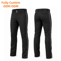 Celana Baseball Softball Pria Ukuran Besar Unisex, Pakaian Olahraga Poliester 100% dengan Cetak Sublimasi Kustom
