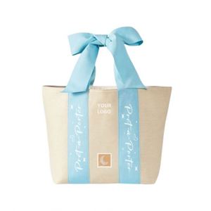 High Quality Durable Eco-friendly Fashion <b>Small</b> Medium Girl Gift Bow Hobo Casual Cute Teenage Ladies Outdoor Travel <b>Shopping</b> Bag - Product Image 2