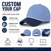 Casquette de baseball personnalisée avec broderie 3D, trous perforés découpés au laser, casquette de golf, casquette trucker, Gorras