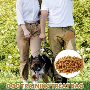 Muestra Gratis, Bolsa de Golosinas para Perros de Cuero, Nueva Llegada, Bolsa de Entrenamiento Portátil para Cachorros, Bolsa Redonda para Perros - Product Image 4