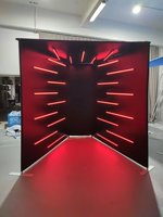 Cabine Photo Gonflable en Tissu Tendu avec Couverture de Magazine, en Aluminium, 360 Degrés, RVB, Style Vogue, avec LED, à Vendre