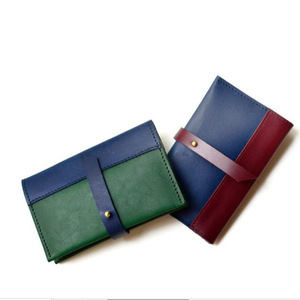 Nuevo tarjetero minimalista de cuero, billetera con hebilla estilo coreano. - Product Image 2