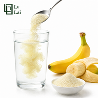 Groothandel Bulk Wateroplosbaar Bananenpoeder, Puur Natuurlijk Bananenpoeder, Geschikt voor Bubble Milk Tea en Gebak, Voedselkwaliteit